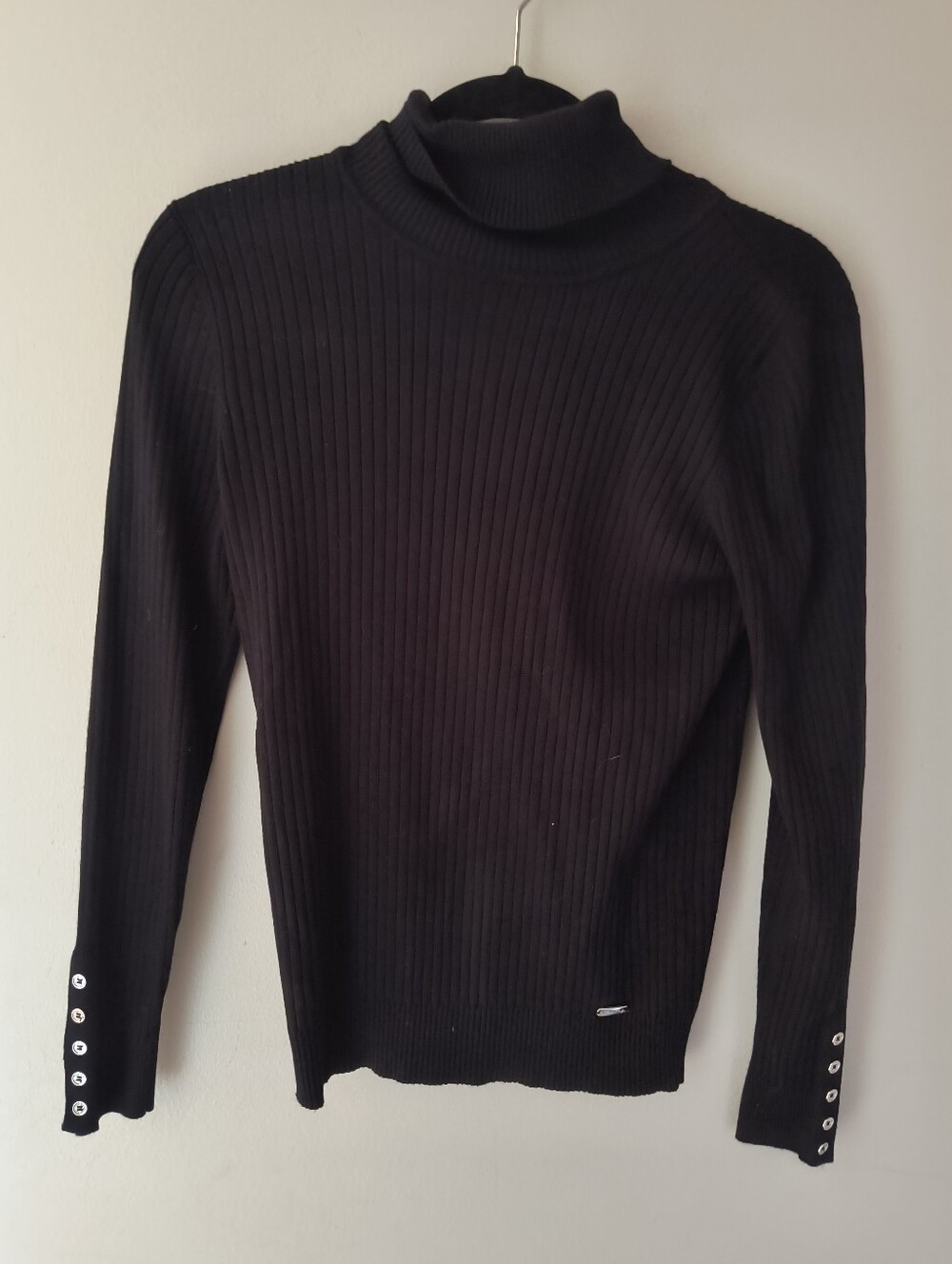 Calvin Klein Black Turtleneck Sweater Size Small